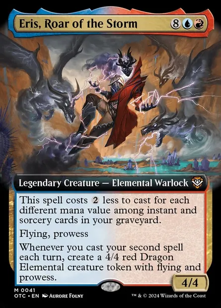 Eris, Roar of the Storm, Magic card OTC 41 — Outlaws of Thunder Junction Commander set