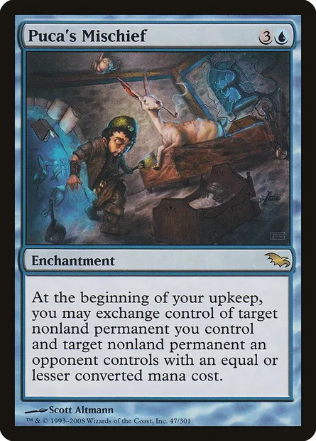 Puca's Mischief, Magic card SHM 47 — Shadowmoor set