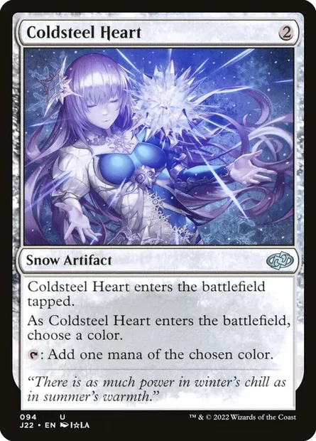Coldsteel Heart, Magic card J22 94 — Jumpstart 2022 set