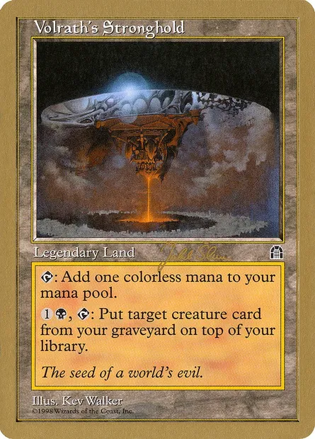 Forteresse de Wöhlrajh, carte Magic WC99 js143 — extension World Championship Decks 1999