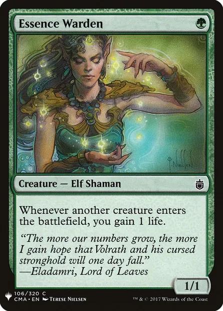 Garde d'essence, carte Magic PLST CMA-106 — extension The List