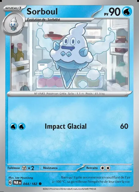 Sorboul, carte Pokémon PAR 044 — extension Faille Paradoxe