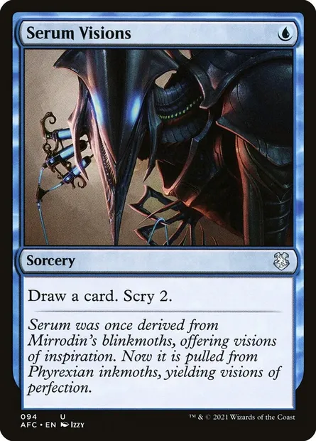 Serum Visions, Magic card AFC 94 — Forgotten Realms Commander set