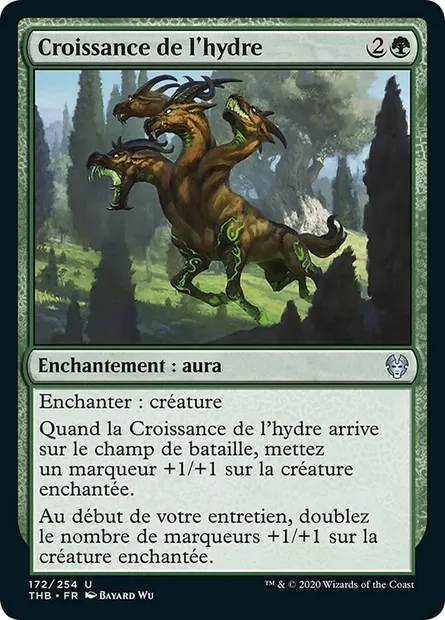Croissance de l'hydre, carte Magic THB 172 — extension Theros Beyond Death