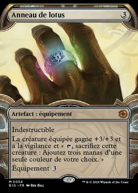 Anneau de lotus, carte Magic BIG 54 — extension The Big Score
