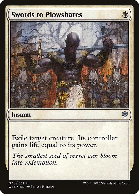 Swords to Plowshares, Magic card C16 78 — Commander 2016 set