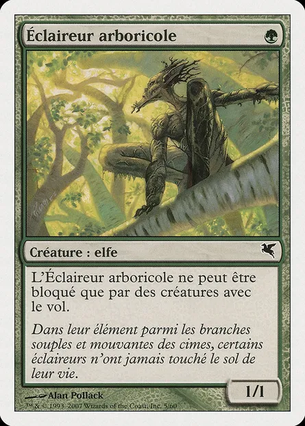 Treetop Scout, Magic card PSAL B5 — Salvat 2005 set