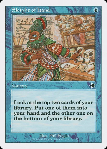 Passe-passe, carte Magic S99 51 — extension Starter 1999