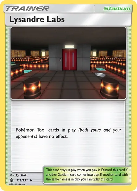 Lysandre Labs, Pokémon card FLI 111 — Forbidden Light set