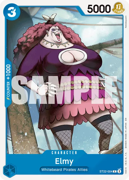 Elmy, One Piece card ST22-004 — Ace & Newgate set