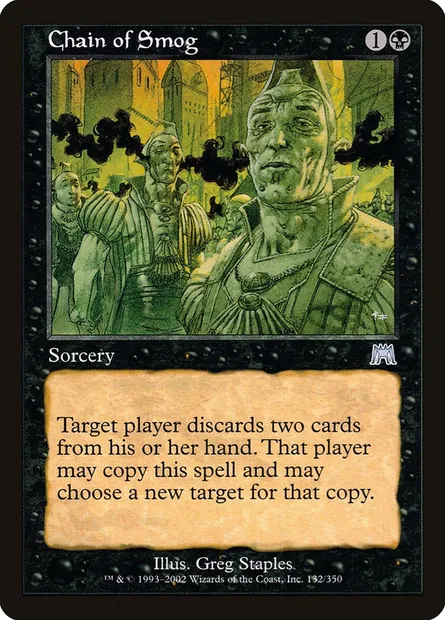 Chaîne de brouillard, carte Magic ONS 132 — extension Carnage