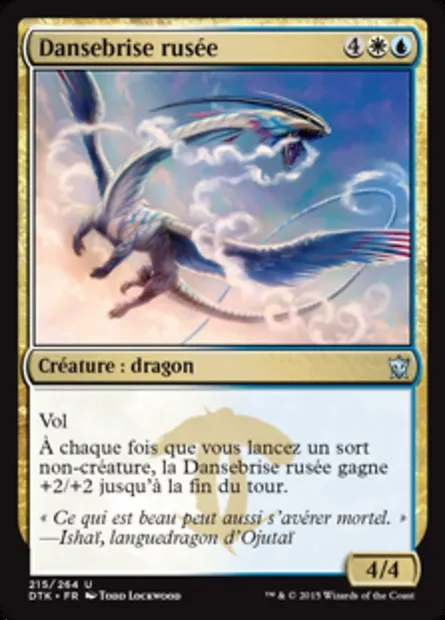 Dansebrise rusée, carte Magic DTK 215 — extension Les Dragons de Tarkir
