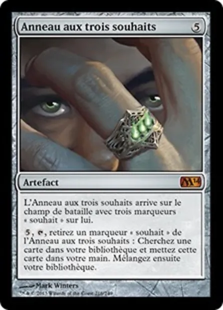 Anneau aux trois souhaits, carte Magic M14 216 — extension Magic 2014