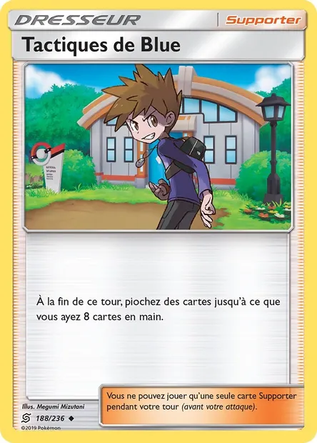 Tactiques de Blue, carte Pokémon UNM 188 — extension Harmonie des Esprits