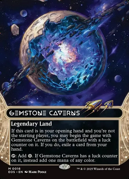 Gemstone Caverns, Magic card EOS 16 — Edge of Eternities: Stellar Sights set