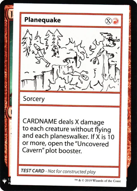Planequake, carte Magic CMB1 59 — extension Mystery Booster Playtest Cards 2019