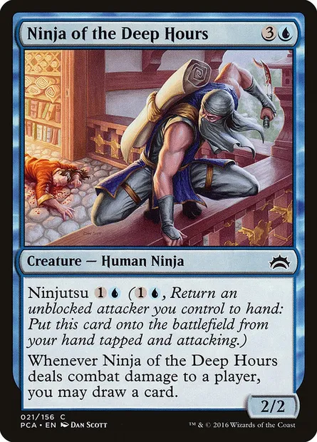 Ninja of the Deep Hours, Magic card PCA 21 — Planechase Anthology set