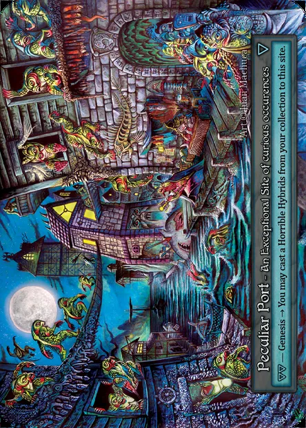 Peculiar Port, Sorcery card GOT 412 — Gothic set