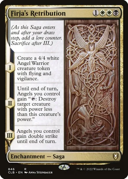 Firja's Retribution, Magic card CLB 846 — Commander Legends: Battle for Baldur's Gate set