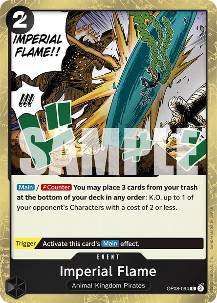 Imperial Flame, carte One Piece OP08-094 — extension TWO LEGENDS