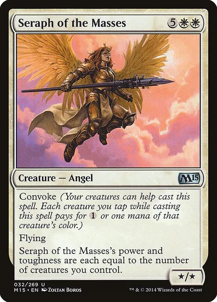 Seraph of the Masses, Magic card M15 32 — Magic 2015 set
