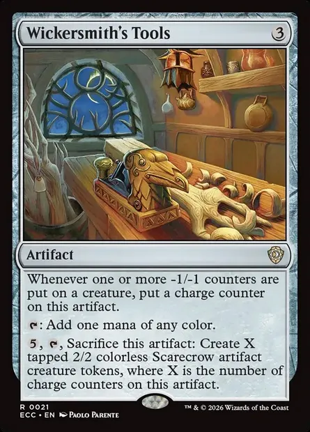 Wickersmith's Tools, Magic card ECC 21 — Lorwyn Eclipsed Commander set