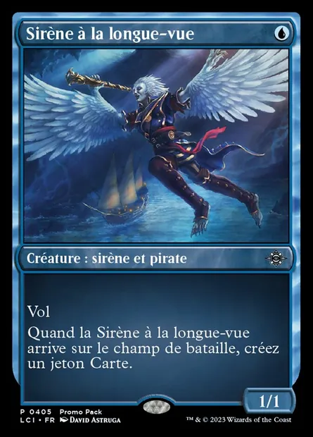 Sirène à la longue-vue, carte Magic LCI 405 — extension The Lost Caverns of Ixalan