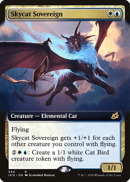 Skycat Sovereign, Magic card IKO 344 — Ikoria: Lair of Behemoths set