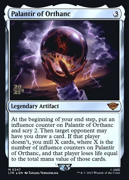 Palantír of Orthanc, Magic card PLTR 247s — Tales of Middle-earth Promos set