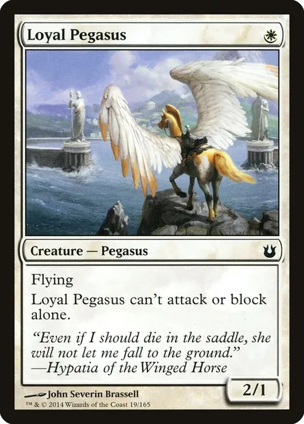 Loyal Pegasus, Magic card BNG 19 — Born of the Gods set