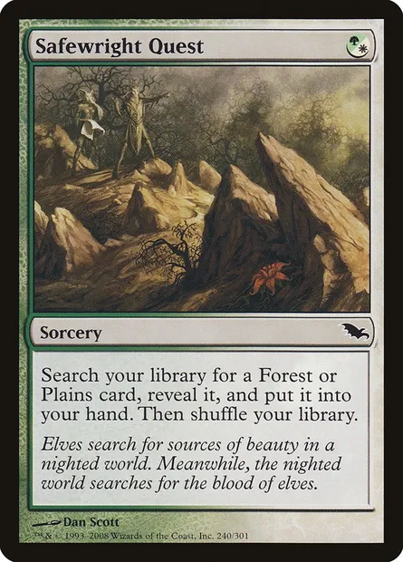 Safewright Quest, Magic card SHM 240 — Shadowmoor set