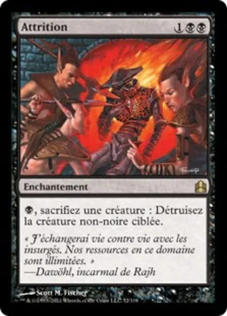 Attrition, carte Magic CMD 72 — extension Commander 2011