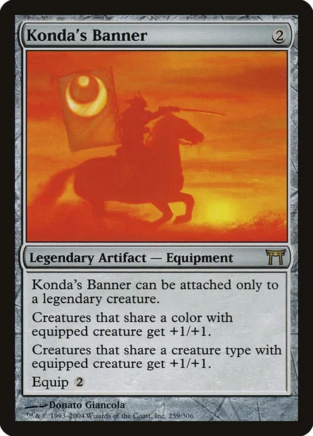 Konda's Banner, Magic card CHK 259 — Champions of Kamigawa set