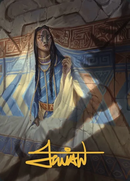 Whispersilk Cloak // Whispersilk Cloak, Magic card ALCI 80 — The Lost Caverns of Ixalan Art Series set