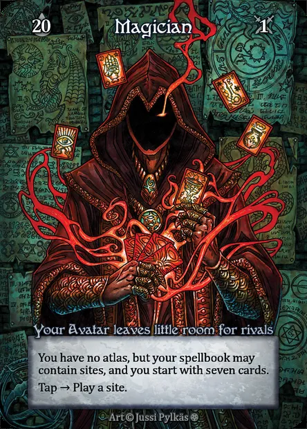 Magician, Sorcery card GOT 009 — Gothic set