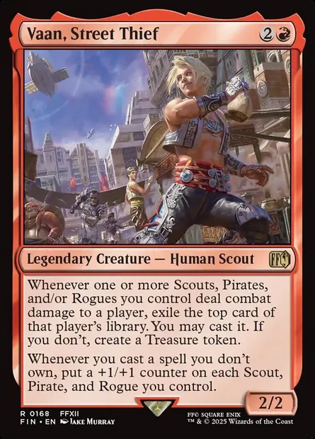 Vaan, Street Thief, Magic card FIN 168 — Final Fantasy set