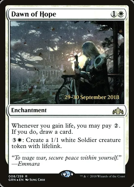 Dawn of Hope, Magic card PGRN 8s — Guilds of Ravnica Promos set