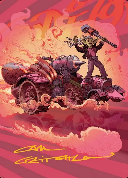 Burner Rocket // Burner Rocket, carte Magic ADFT 41 — extension Aetherdrift Art Series
