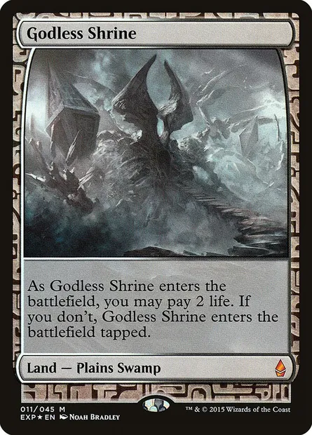 Godless Shrine, Magic card EXP 11 — Zendikar Expeditions set