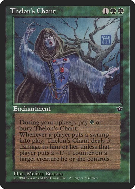 Thelon's Chant, Magic card FEM 76 — Fallen Empires set