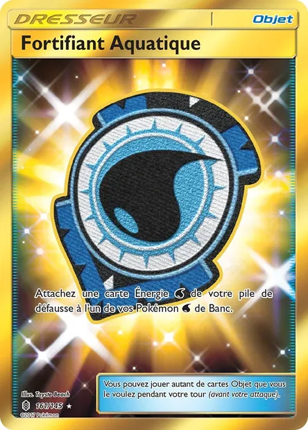 Fortifiant Aquatique, carte Pokémon GRI 161 — extension Gardiens Ascendants