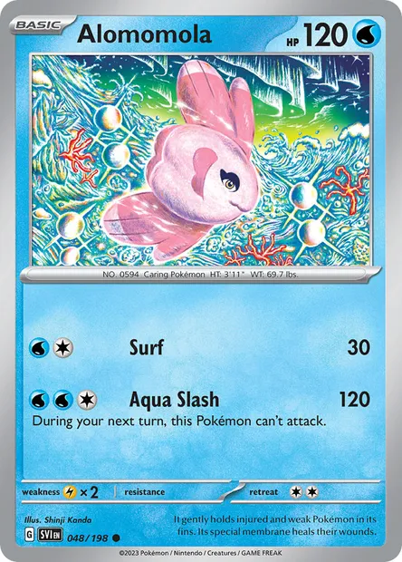 Alomomola, Pokémon card SVI 048 — Scarlet & Violet set