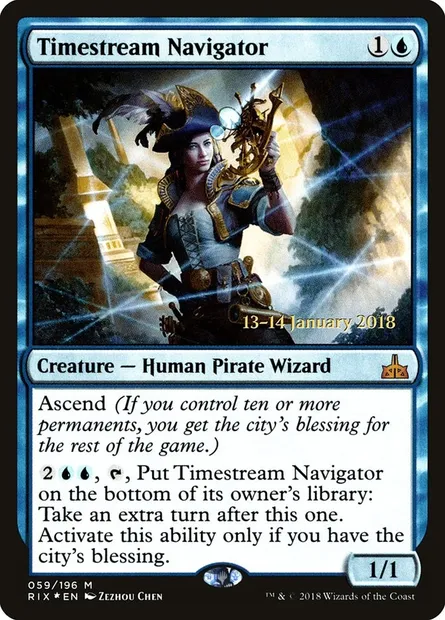 Timestream Navigator, Magic card PRIX 59s — Rivals of Ixalan Promos set