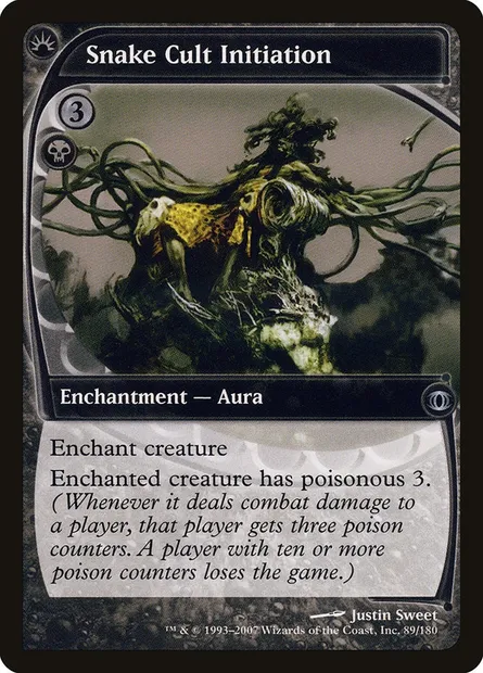 Snake Cult Initiation, Magic card FUT 89 — Future Sight set
