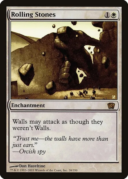 Rolling Stones, Magic card 8ED 38★ — Eighth Edition set