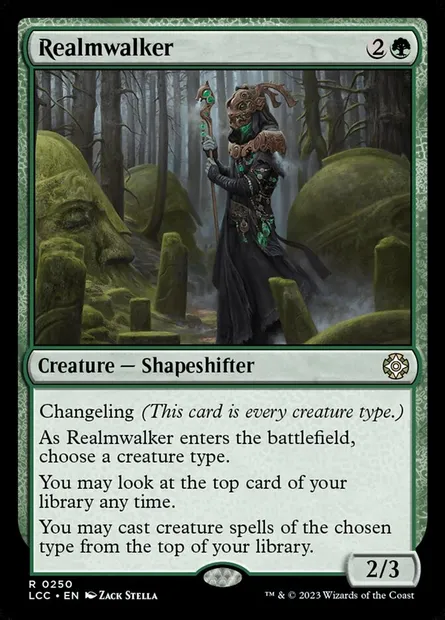 Realmwalker, Magic card LCC 250 — The Lost Caverns of Ixalan Commander set