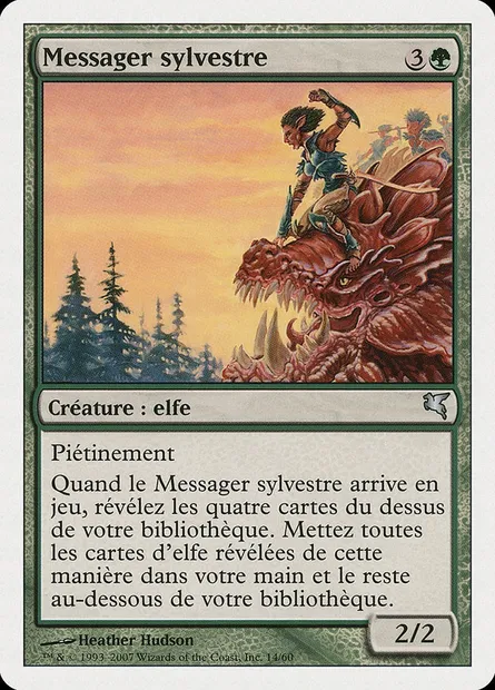 Sylvan Messenger, Magic card PSAL B14 — Salvat 2005 set