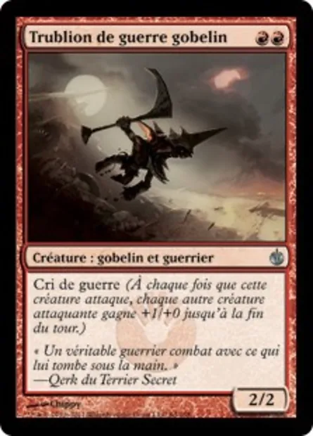 Trublion de guerre gobelin, carte Magic MBS 64 — extension Mirrodin assiégé