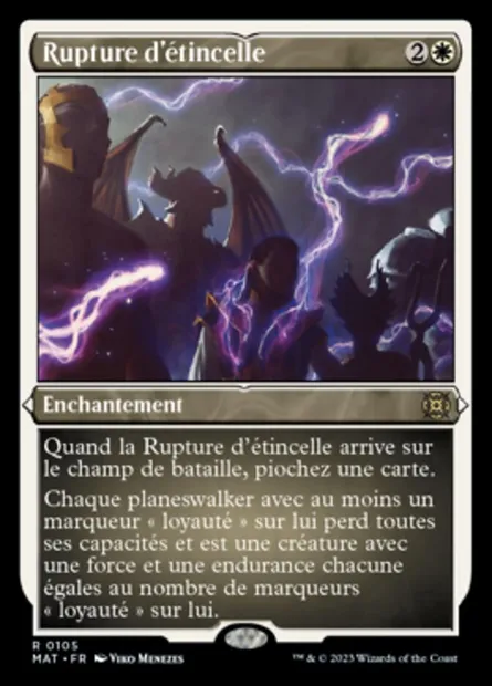 Rupture d'étincelle, carte Magic MAT 105 — extension L'invasion des machines : le jour d'après