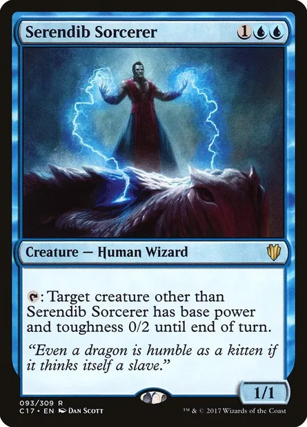 Serendib Sorcerer, Magic card C17 93 — Commander 2017 set